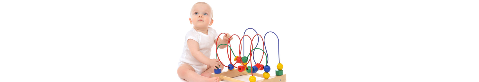 infant playing